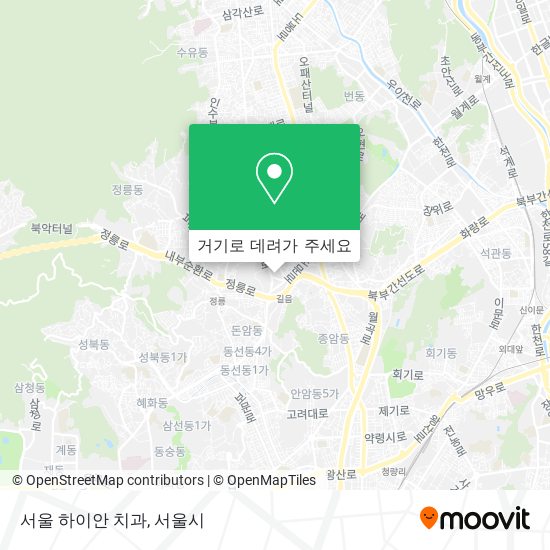 서울 하이안 치과 지도