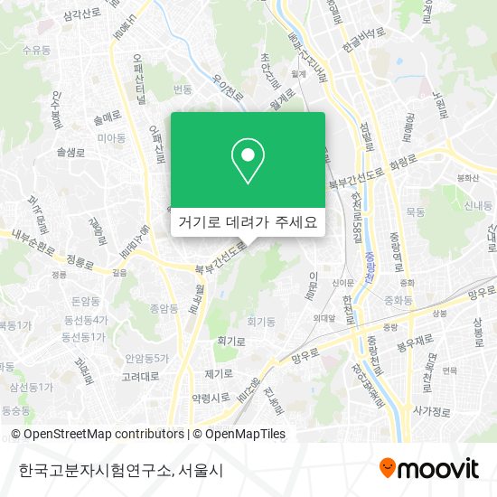 한국고분자시험연구소 지도