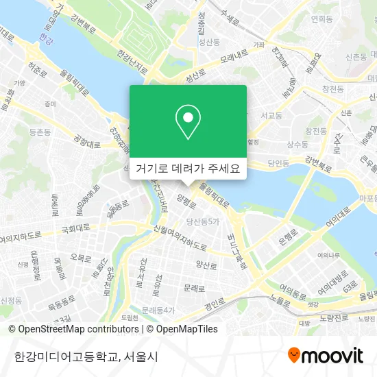 한강미디어고등학교 지도