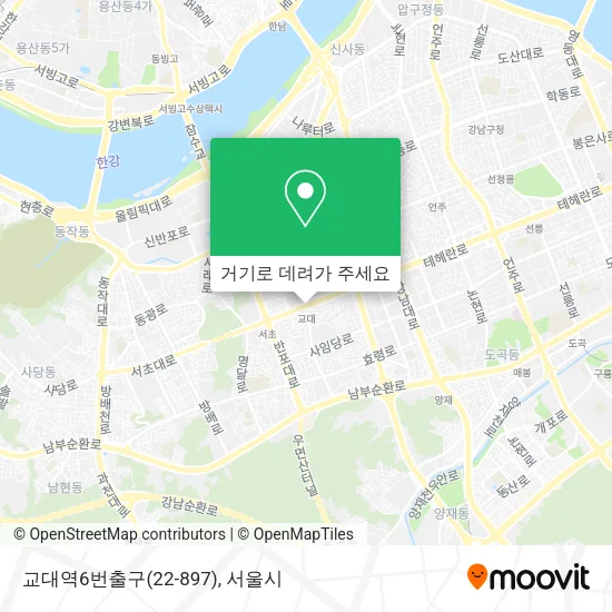 교대역6번출구(22-897) 지도