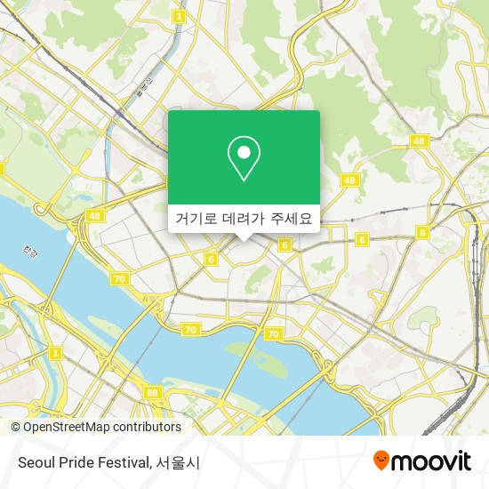 Seoul Pride Festival 지도