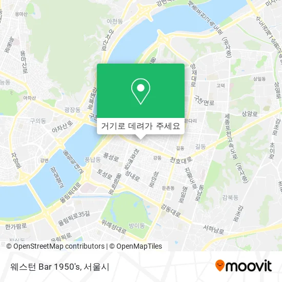 웨스턴 Bar 1950's 지도