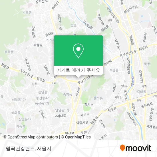 월곡건강랜드 지도
