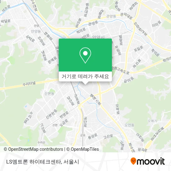 LS엠트론 하이테크센타 지도