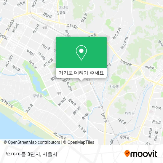 백마마을 3단지 지도