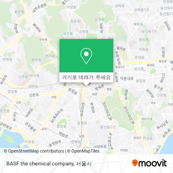 BASF the chemical company 지도