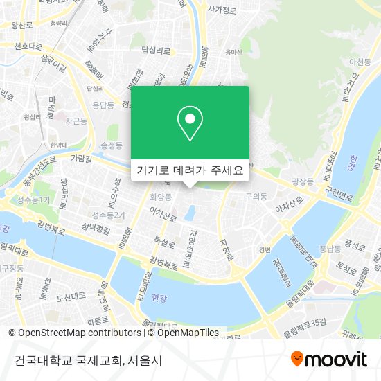 건국대학교 국제교회 지도