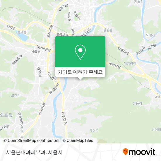 서울본내과피부과 지도