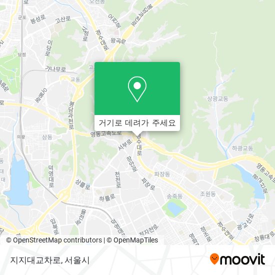 지지대교차로 지도
