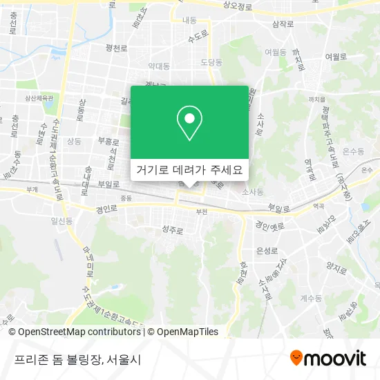 프리존 돔 볼링장 지도