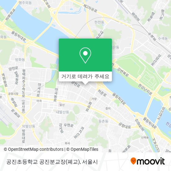 공진초등학교 공진분교장(폐교) 지도