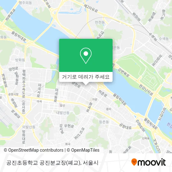 공진초등학교 공진분교장(폐교) 지도