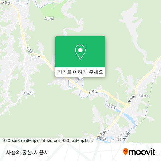 사슴의 동산 지도