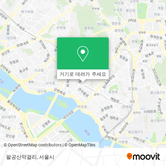 팔공산막걸리 지도