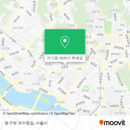 동구밖 과수원길 지도
