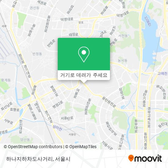 하나지하차도사거리 지도