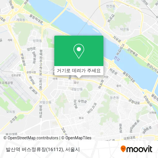 발산역 버스정류장(16112) 지도