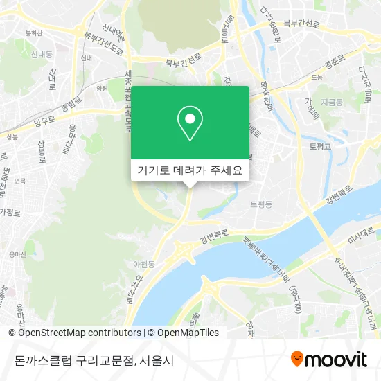 돈까스클럽 구리교문점 지도