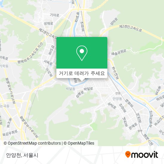 안양천 지도