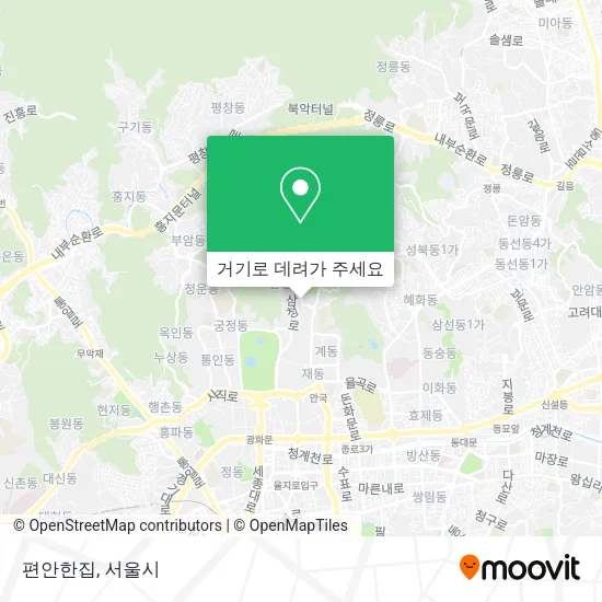 편안한집 지도