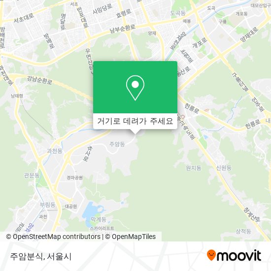 주암분식 지도