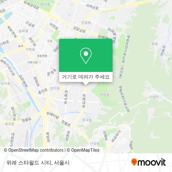 위례 스타필드 시티 지도