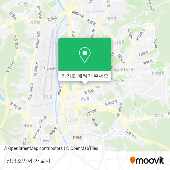성남소방서 지도