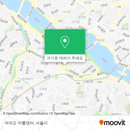 여의도 이룸센터 지도