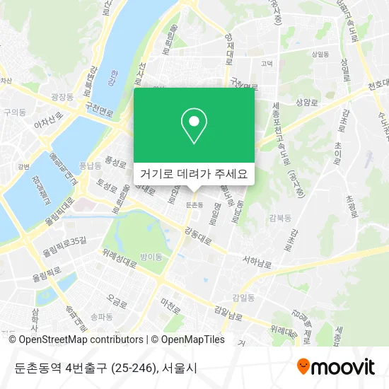 둔촌동역 4번출구 (25-246) 지도