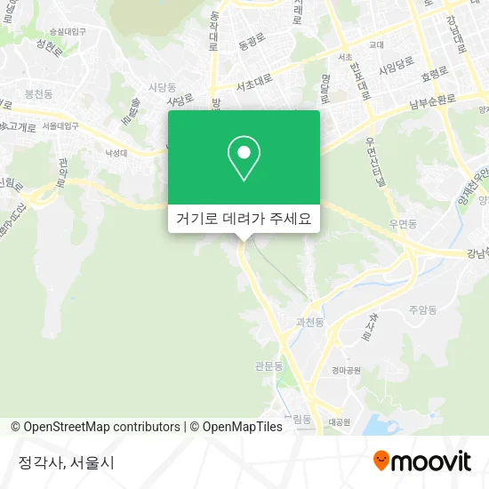 정각사 지도
