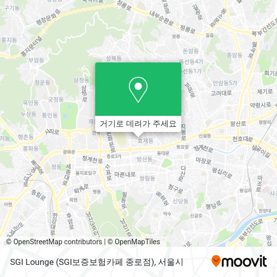 SGI Lounge (SGI보증보험카페 종로점) 지도