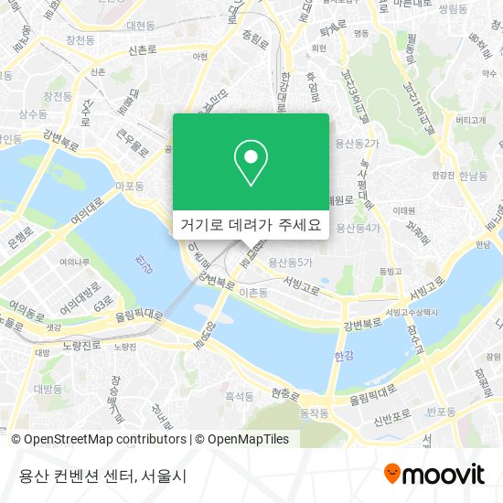 용산 컨벤션 센터 지도