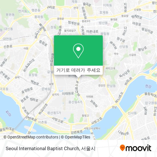 Seoul International Baptist Church 지도
