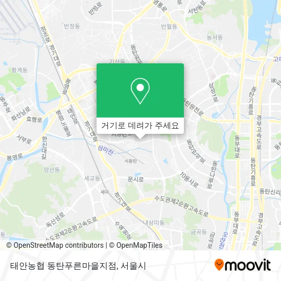 태안농협 동탄푸른마을지점 지도