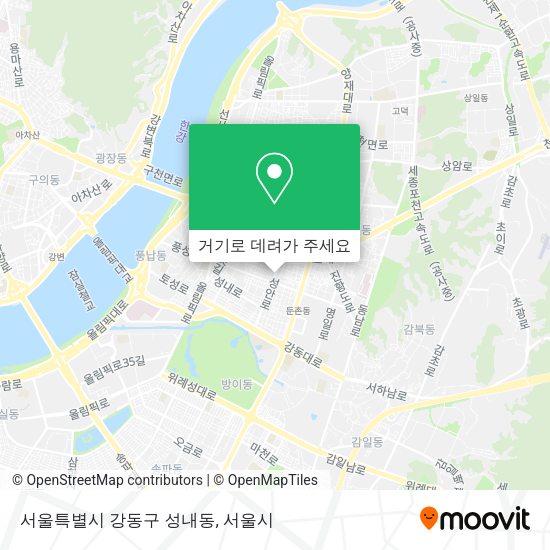 서울특별시 강동구 성내동 지도