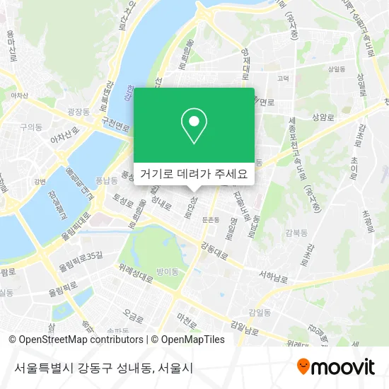 서울특별시 강동구 성내동 지도