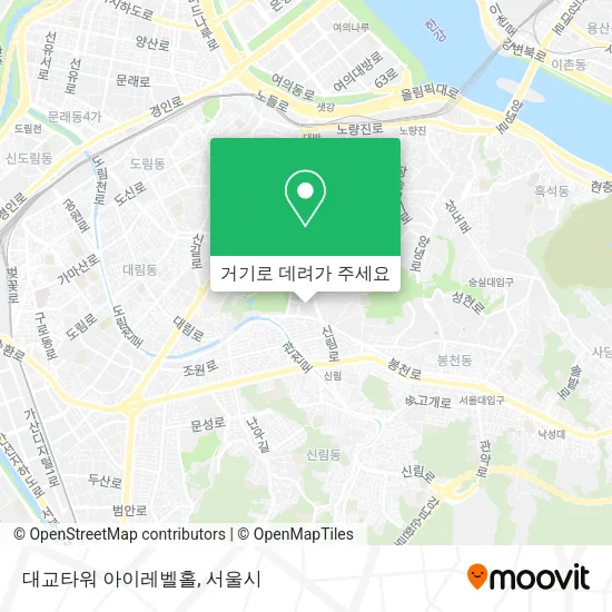 대교타워 아이레벨홀 지도
