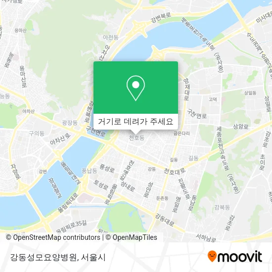 강동성모요양병원 지도