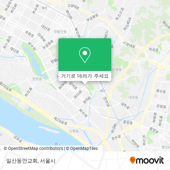 일산동안교회 지도