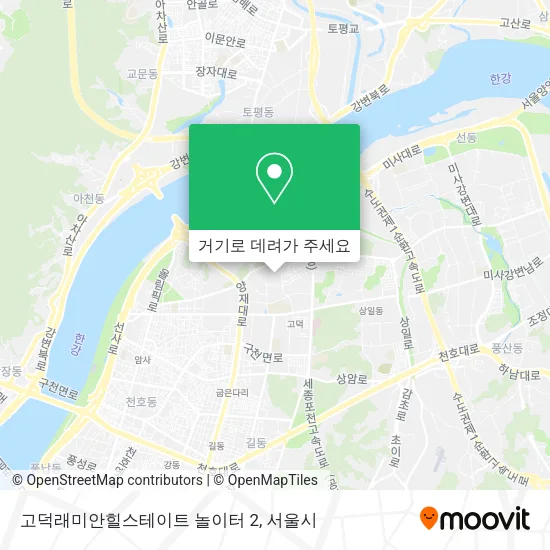 고덕래미안힐스테이트 놀이터 2 지도