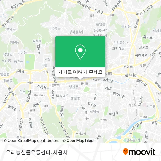 우리농산물유통센터 지도