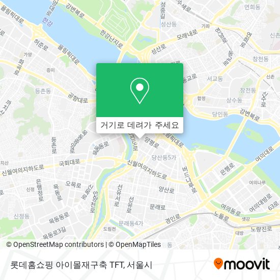 롯데홈쇼핑 아이몰재구축 TFT 지도