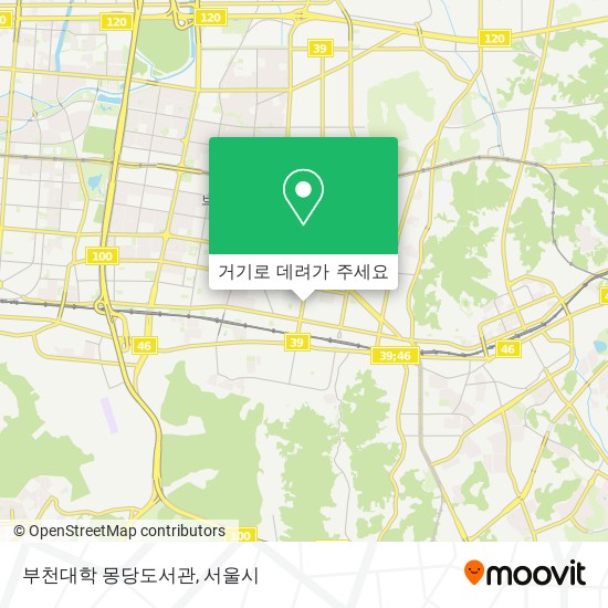 부천대학 몽당도서관 지도