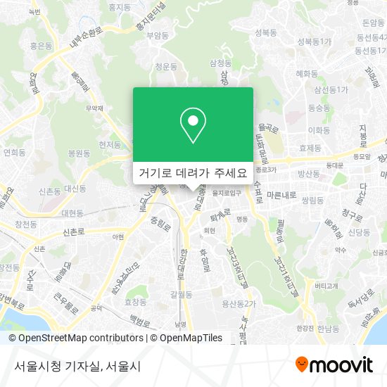 서울시청 기자실 지도