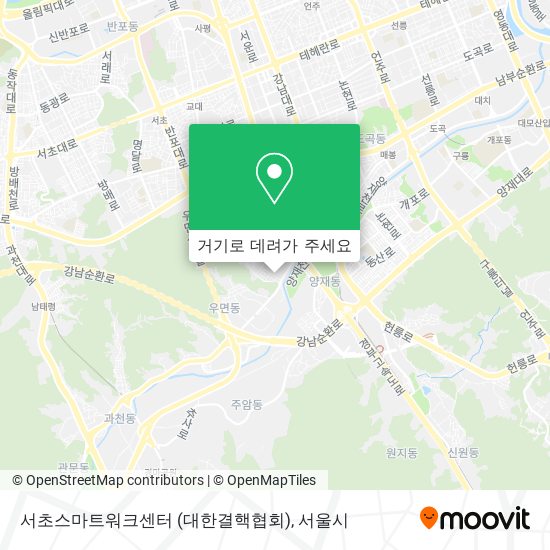 서초스마트워크센터 (대한결핵협회) 지도