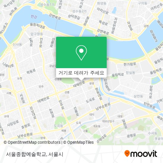 서울종합예술학교 지도