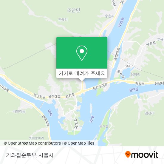 기와집순두부 지도