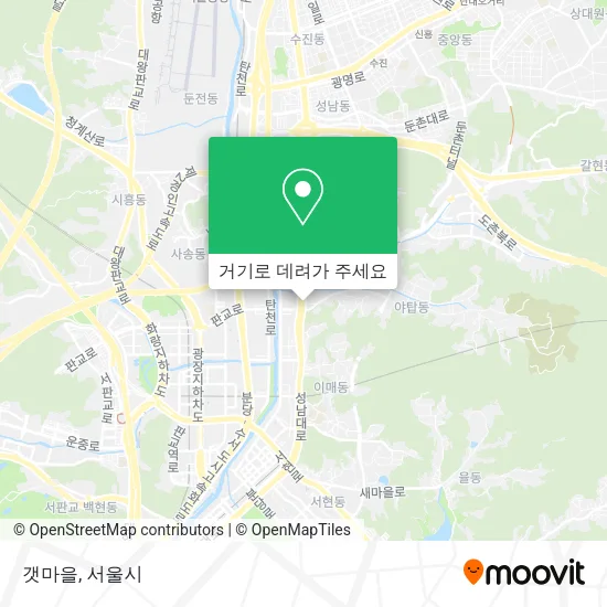 갯마을 지도
