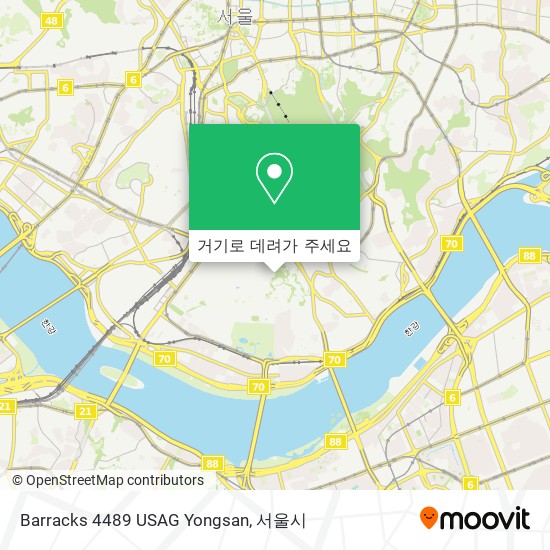 Barracks 4489 USAG Yongsan 지도