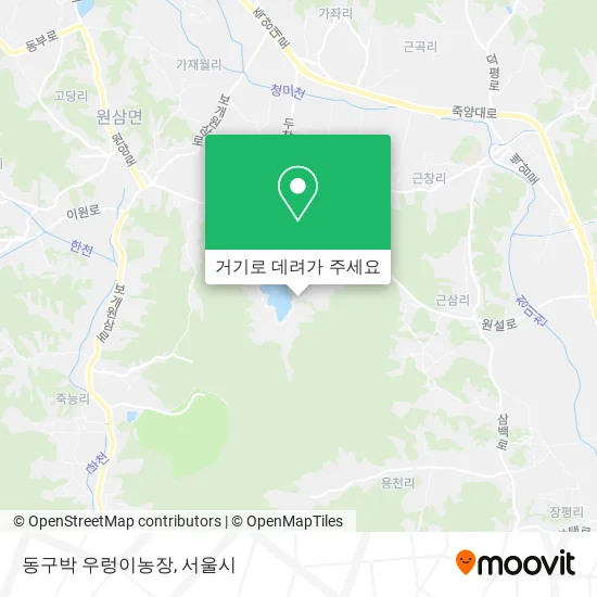 동구박 우렁이농장 지도